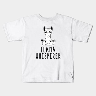 Llama Whisperer Kids T-Shirt